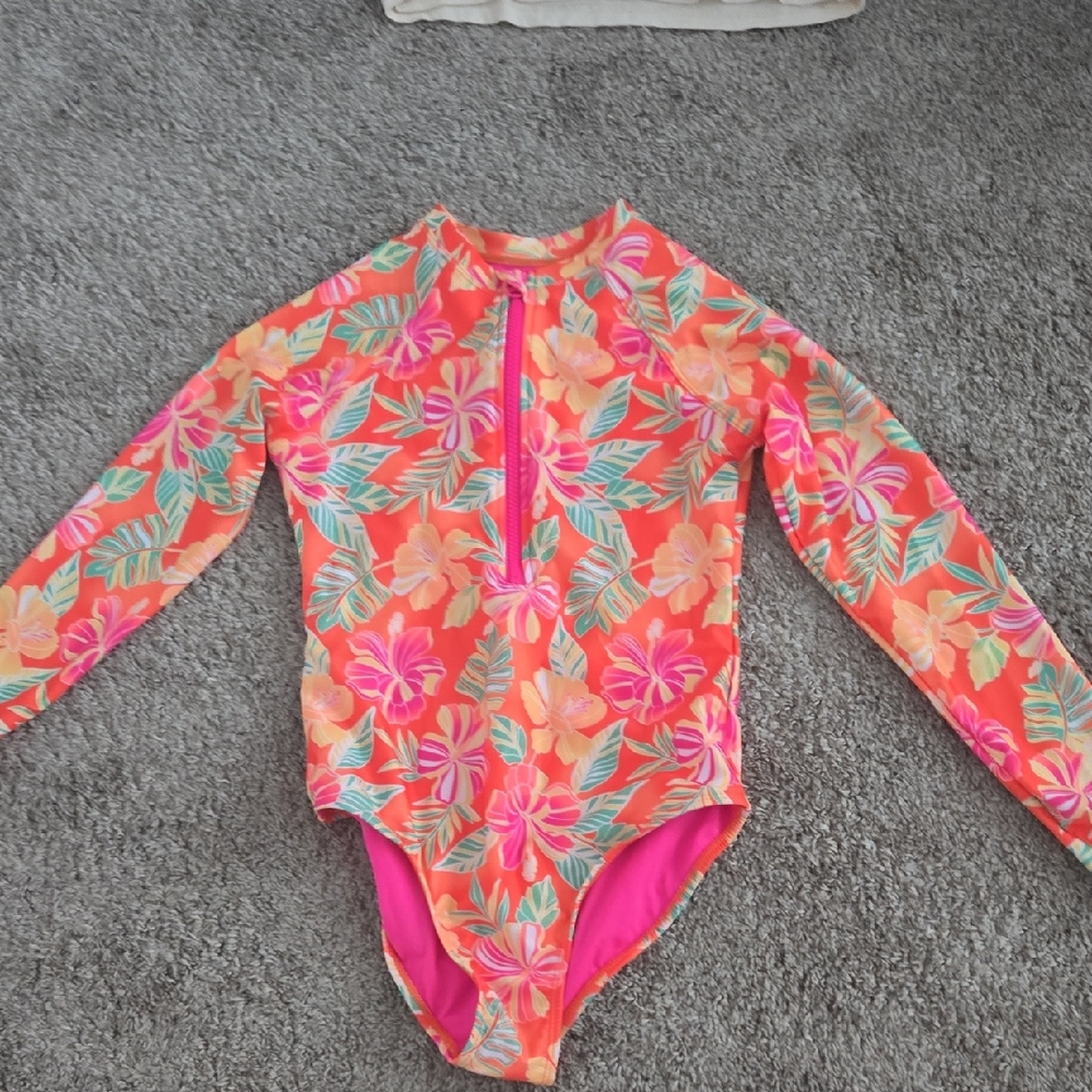 Tropical Floral Kids Rashguard